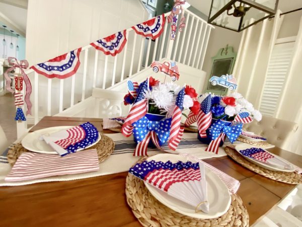 The Secret to a 4th of July Party on the Cheap – Just Use $1.25 Dollar Tree Decorations!