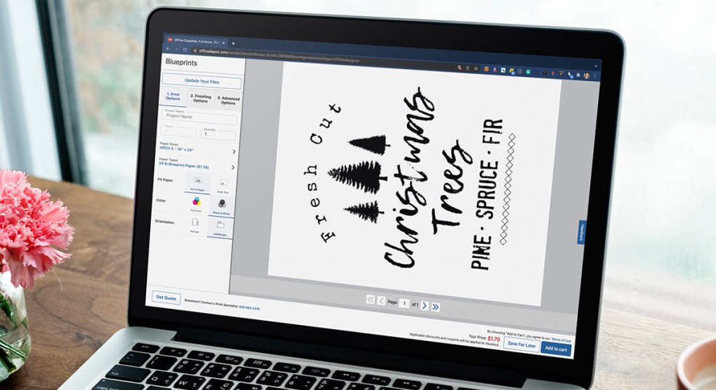 using office depot print services on computer