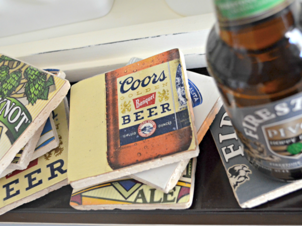 How to Make Homemade Beer Coasters | DIY Father’s Day Gift Idea