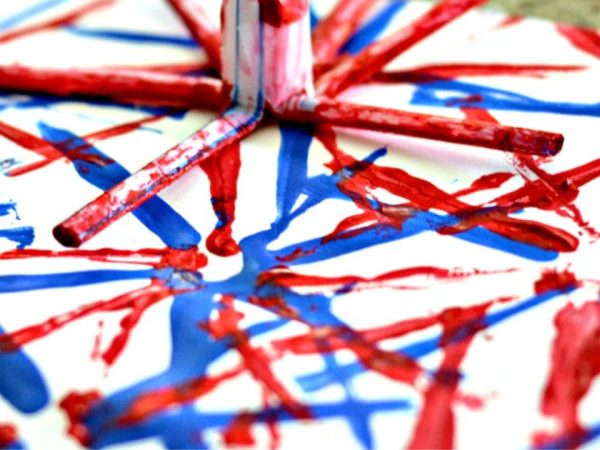 Make Firework Art With Your Kids for the 4th of July!