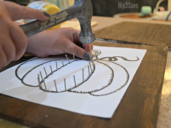 Easy DIY String Art – Perfect Fall Craft!