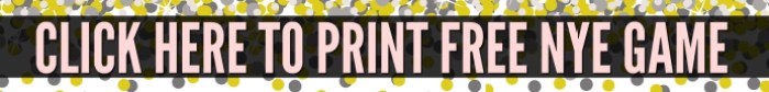 new year's game printable button