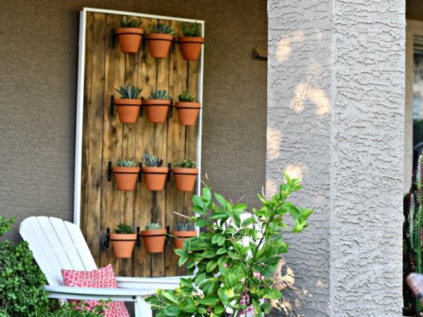 Build This Gorgeous DIY Succulent Wall for Your Patio