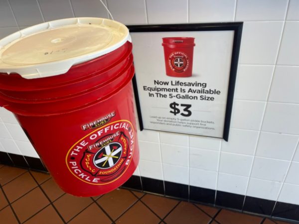 Firehouse Subs 5-Gallon Pickle Bucket Just $3 (Benefits First Responders!)