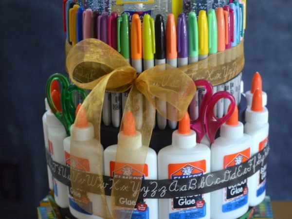 DIY School Supply Cake (Fun & Unique Teacher Gift Idea!)