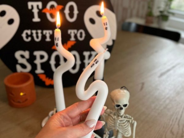 Easy DIY Ghost Candles Using Just Hot Water (Make Them in Minutes!)