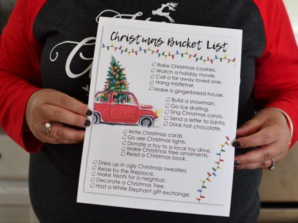 Print Your Free Christmas Bucket List For Fun Holiday Activity Ideas