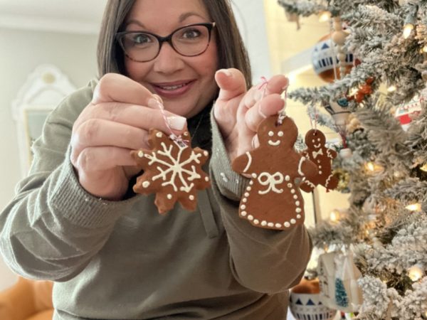 These Cinnamon Applesauce Ornaments are a Sweet Scented Holiday Craft