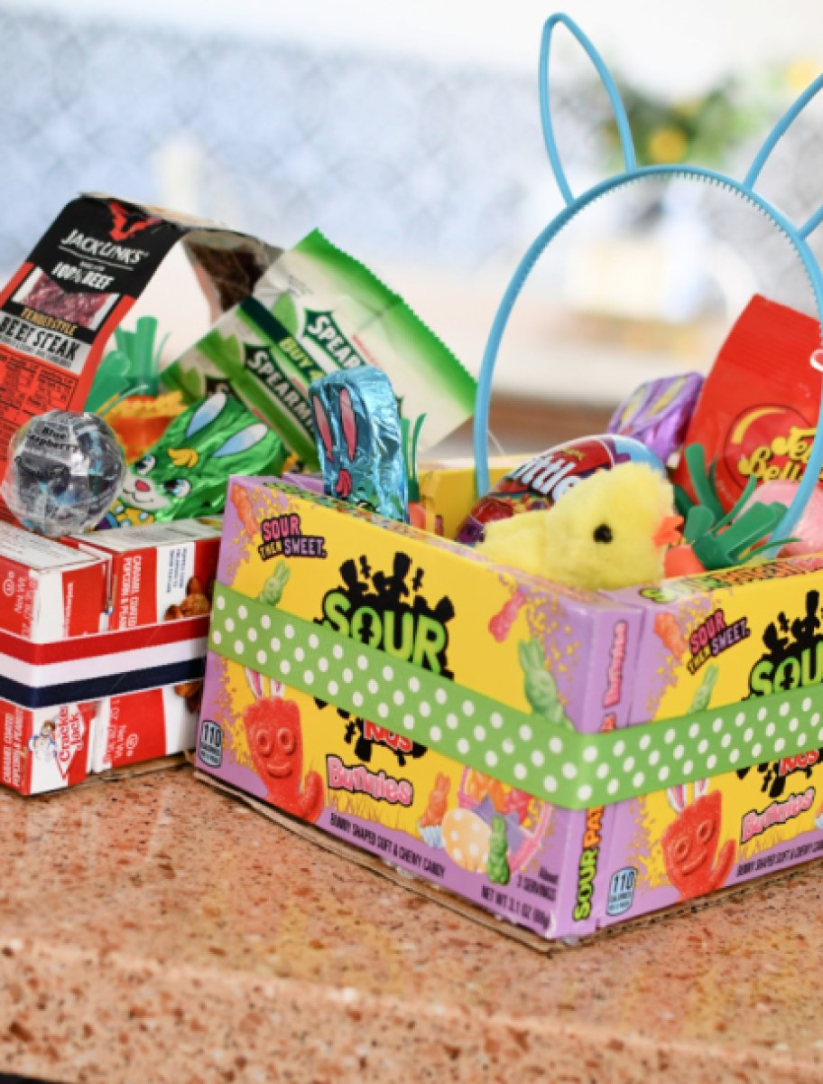 2 dollar tree edible gift baskets