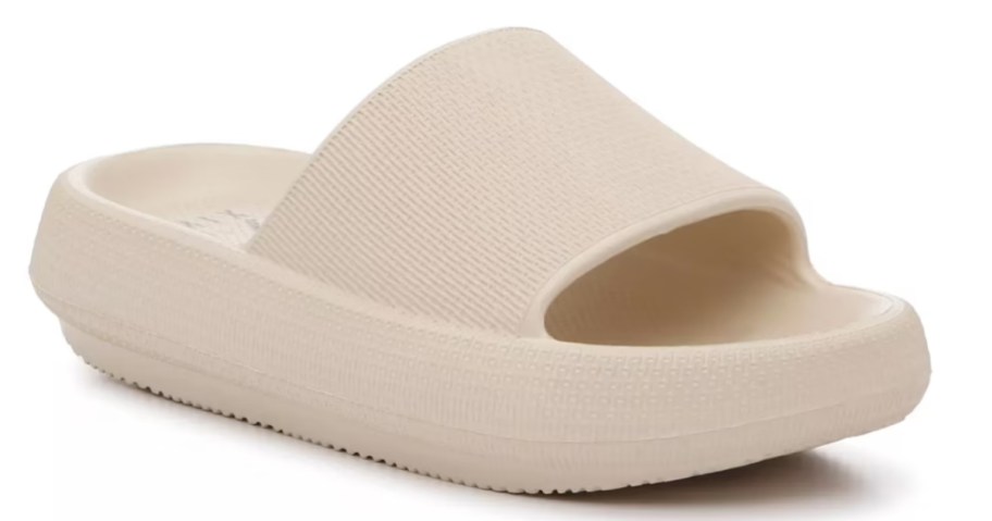 a women's platform slipper