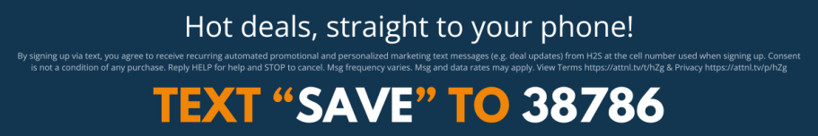 texting signup banner