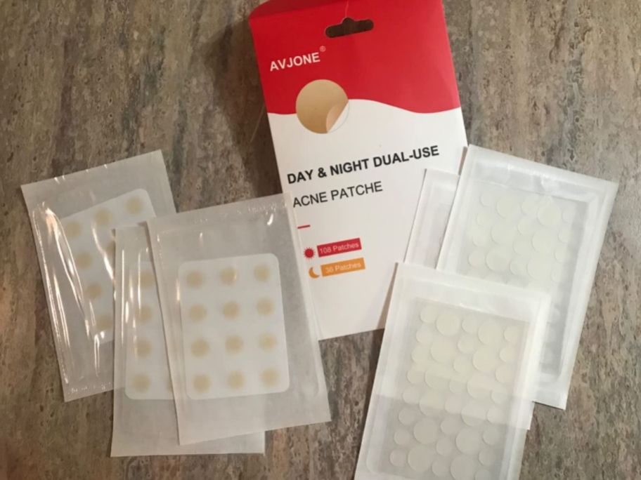 A pack of pimple patches 