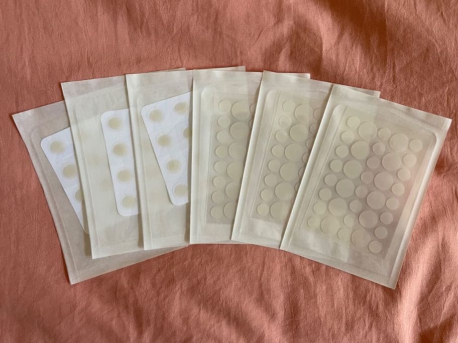 A pack of pimple patches 