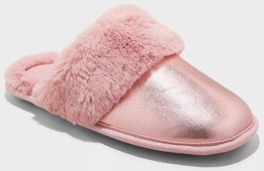 Auden Women's Rae Metallic Scruff Slippers