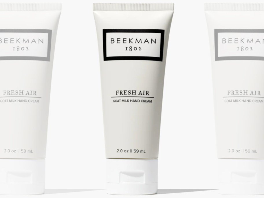 Beekman 1802 Fresh Air Goat Milk Hand Cream Bottle