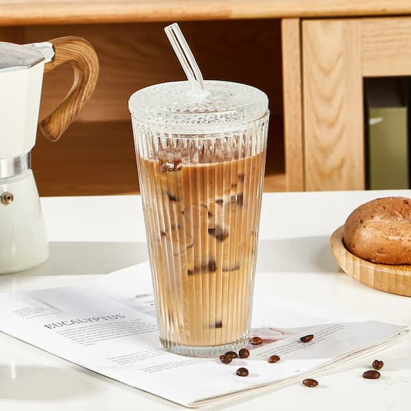 Better Homes & Gardens Ribbed 21oz Glass Tumbler