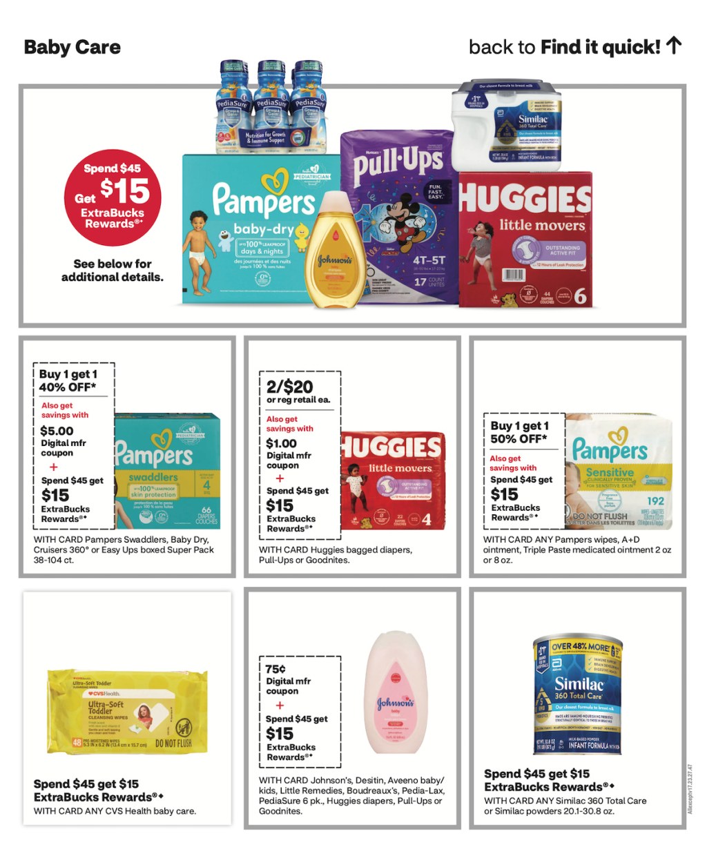 page from CVS ad