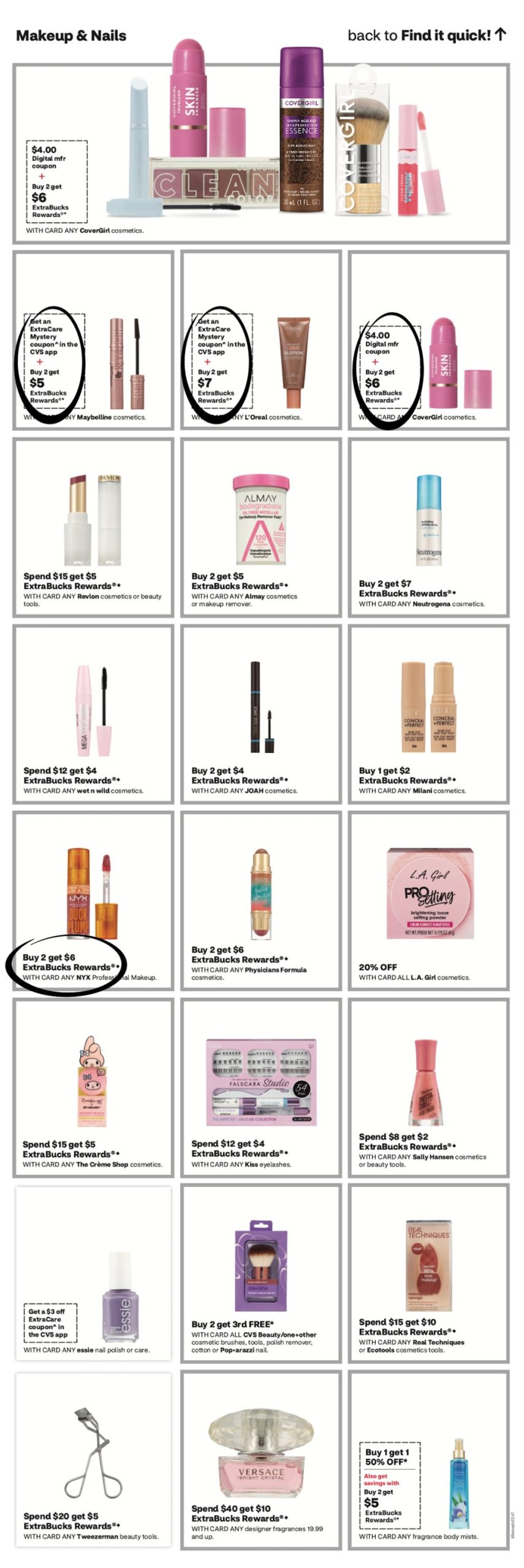 page from CVS ad