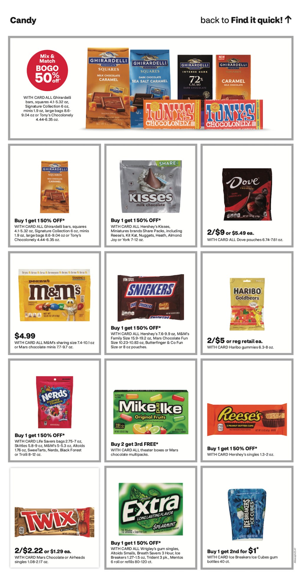 page from CVS ad