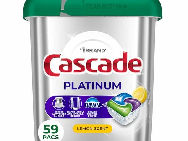 Cascade Platinum Dishwasher Detergent, 59-Count for just $13.95 shipped!