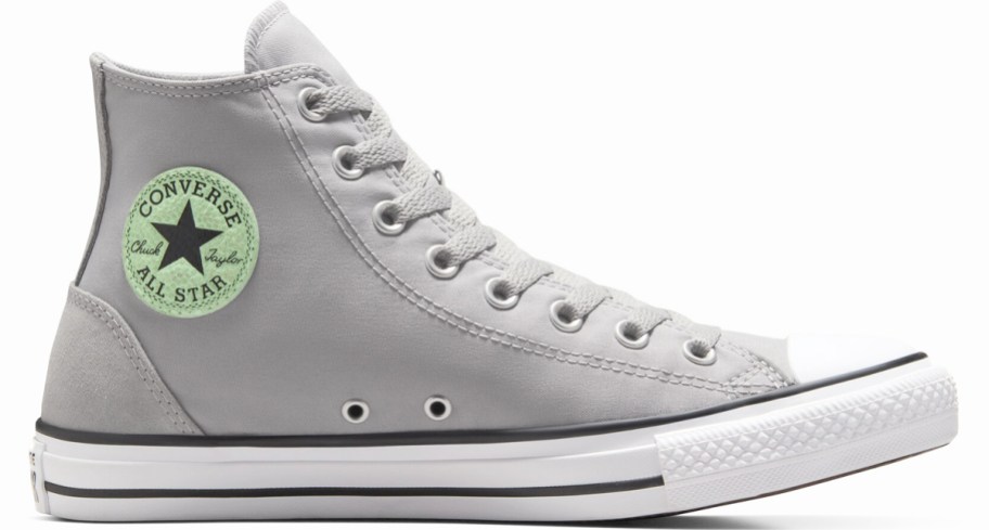 light grey high top converse sneaker