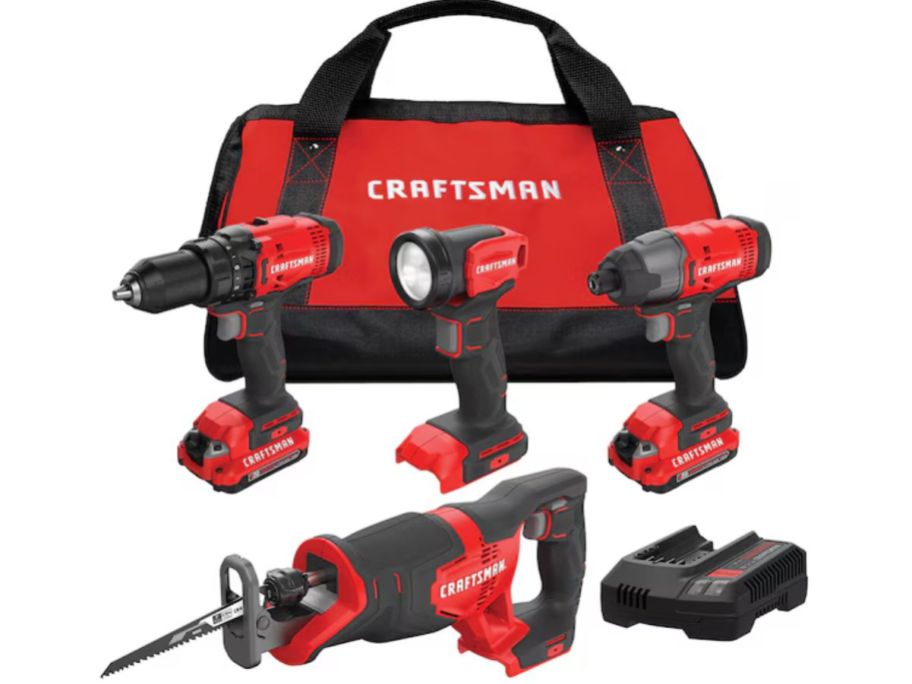 Craftsman V20 Max F 4-Tool Kit