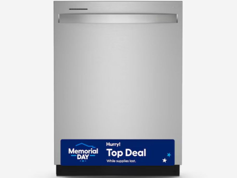 Whirlpool Eco Series 24" Dishwasher w/ Top Control in Stainless Steel