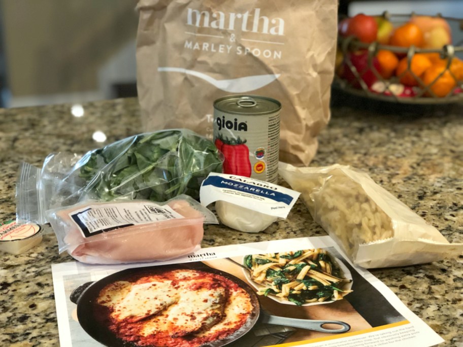 Martha Marley Spoon ingredients