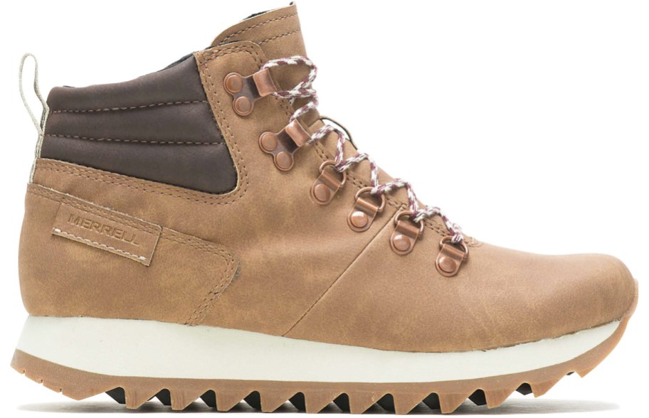 brown leather boot