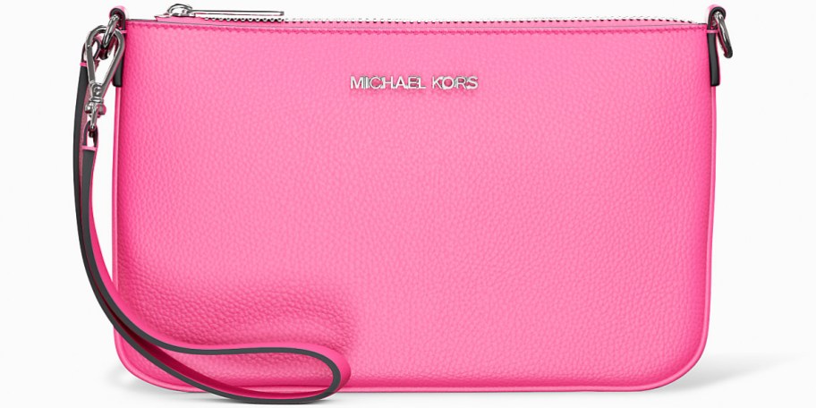 pink michael kors wristlet
