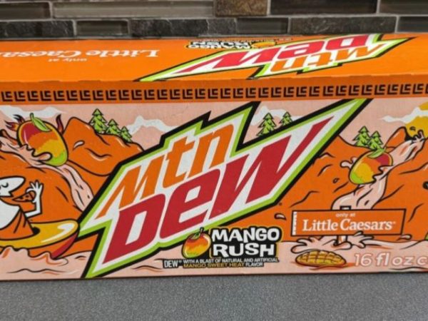 New Mango Rush Mountain Dew Available Only at Little Caesars