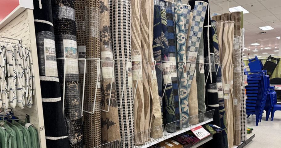 Outdoor Rugs displayed at Target