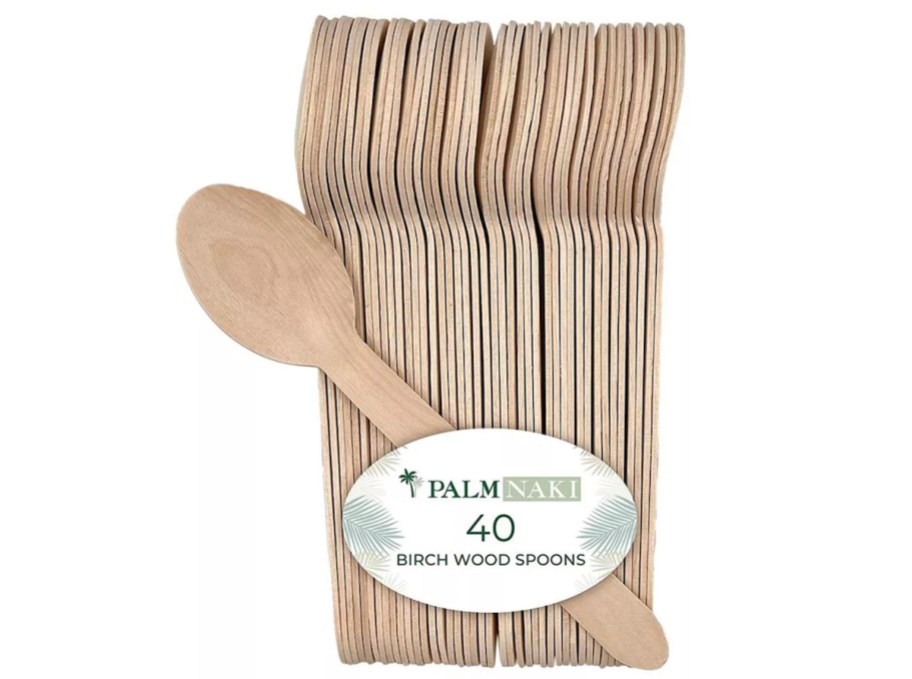 stock photo of Palm Naki Birchwood Spoons