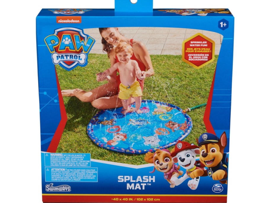 box of Paw Patrol Swimways Splash Mat