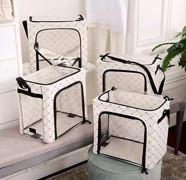 Periea Set of 4 Collapsible Storage Boxes