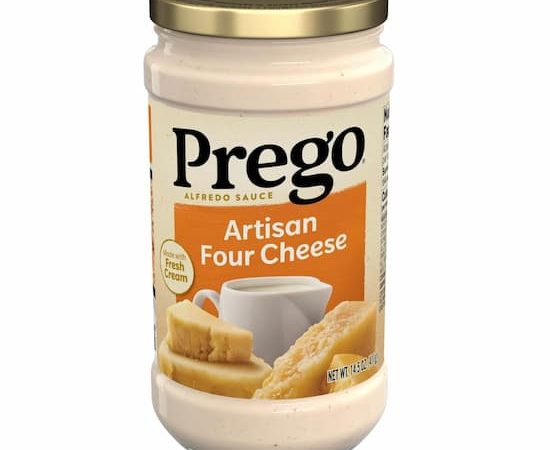 Prego Four Cheese Alfredo Pasta Sauce only $1.50 shipped!