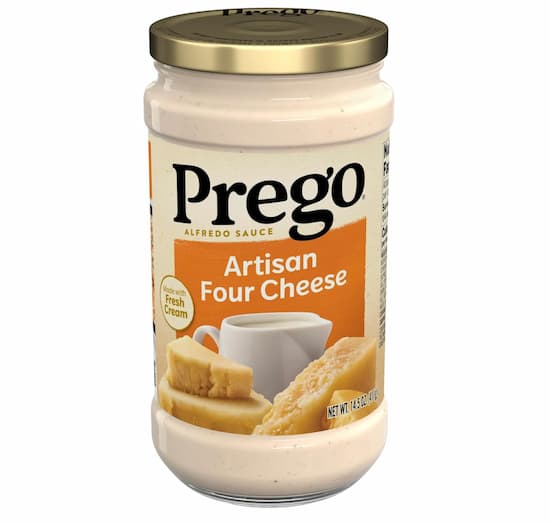 Prego Four Cheese Alfredo Pasta Sauce