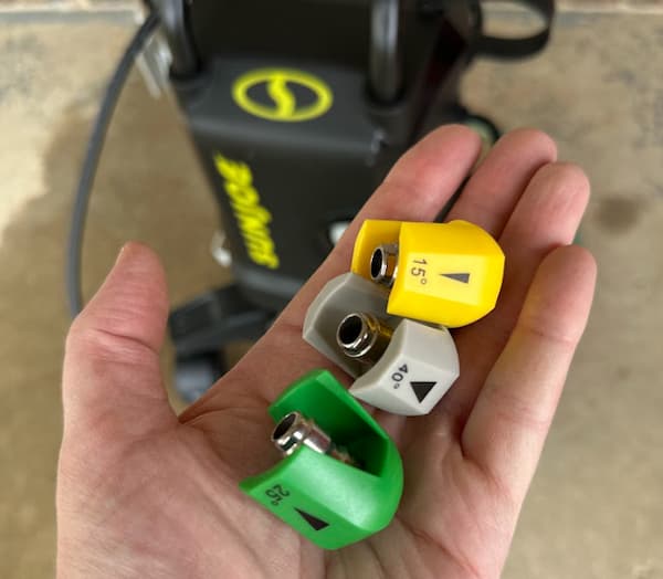 pressure washer spray tips