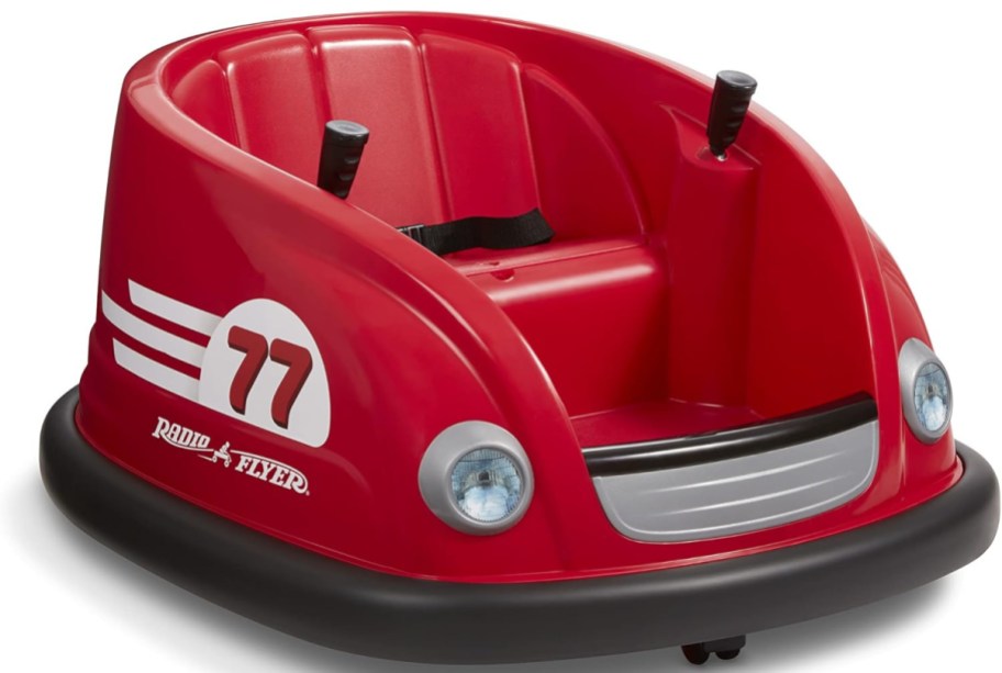 Radio Flyer 6V Bumper Car in red
