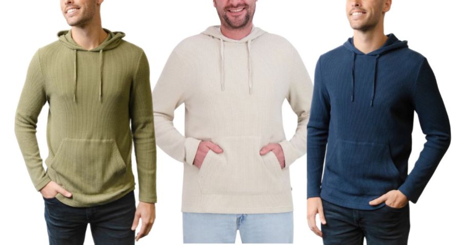 Rainforest Men's Textured Hoodie