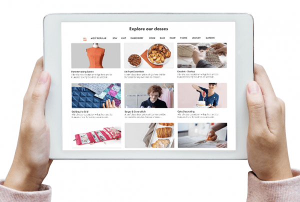 Craftsy Annual Premium Membership for just $0.75 (Reg. $113!) — Access to over 1500 crafting classes!