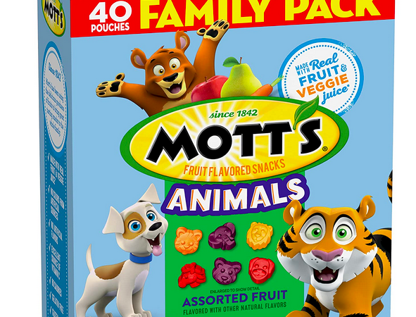 Mott’s Fruit Flavored Snacks, Animals Assorted Fruit, 40 count only $5.18 shipped!