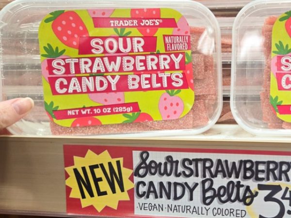 10 New Trader Joe’s Items to Try | Strawberry Sour Belts, Buffalo Ranch Popcorn & More