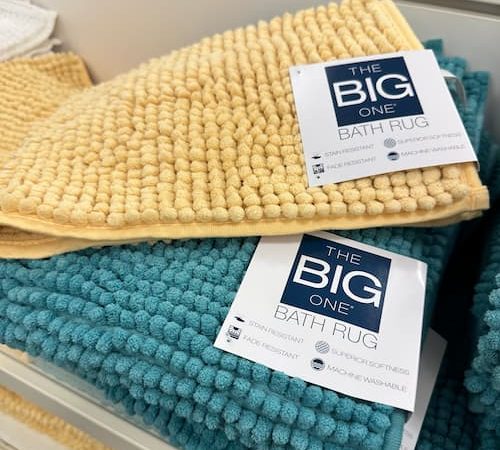 The Big One Chenille Bubble Bath Rug as low as $4.15!