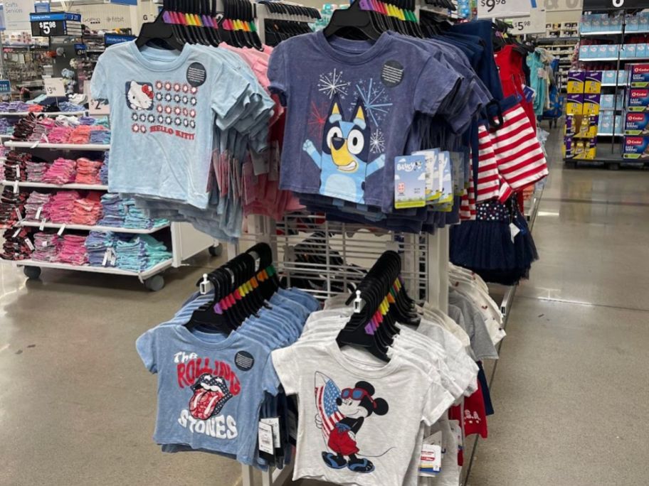 Walmart Kids Disney Patriotic T-Shirts