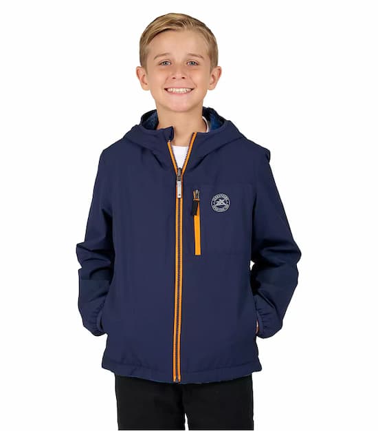 ZeroXposur Boys’ Fuzzy Reversible Jacket 
