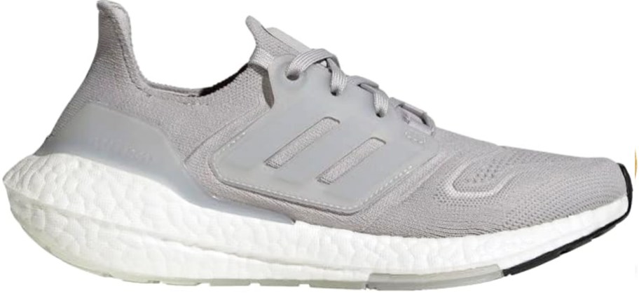 light grey adidas running shoe