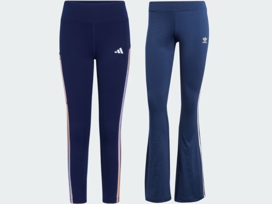 two pair of womens athletic bottoms