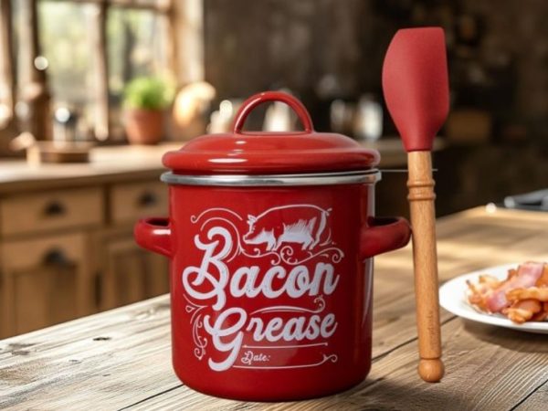 Bacon Grease Saver w/ Built-In Strainer Only $13.49 on Amazon