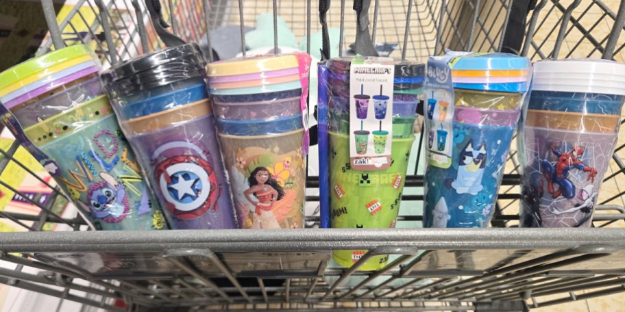 disney zak cups in shopping cart 